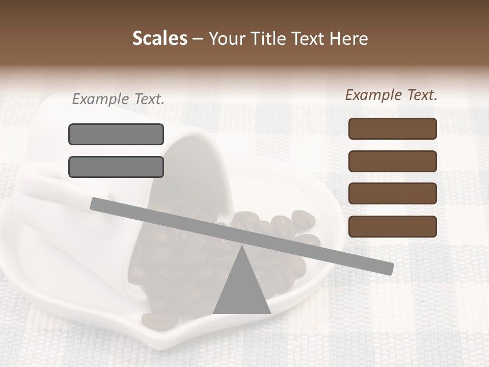Pattern Beverage Cup PowerPoint Template