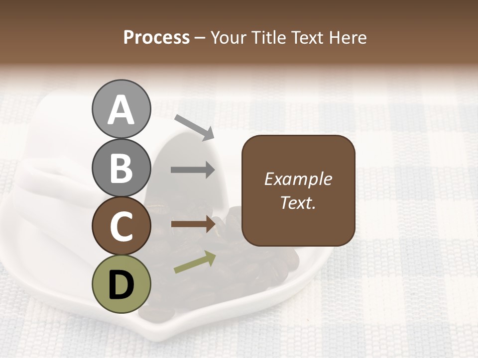 Pattern Beverage Cup PowerPoint Template