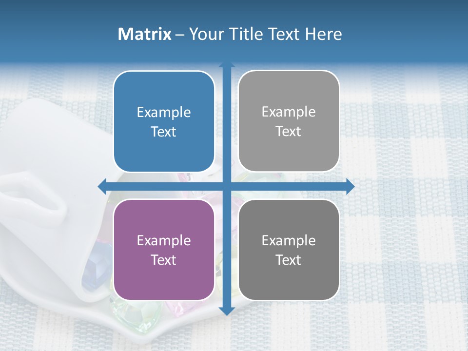 Heart Yellow Table PowerPoint Template