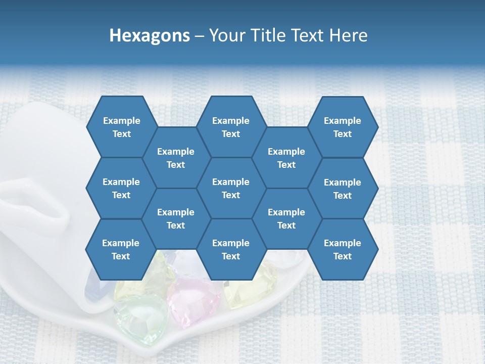 Heart Yellow Table PowerPoint Template