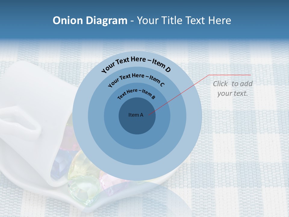 Heart Yellow Table PowerPoint Template