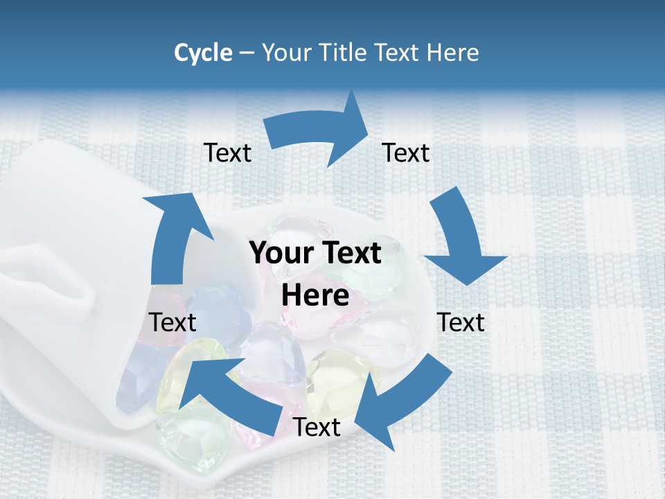 Heart Yellow Table PowerPoint Template