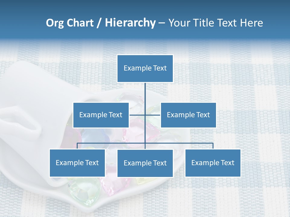 Heart Yellow Table PowerPoint Template