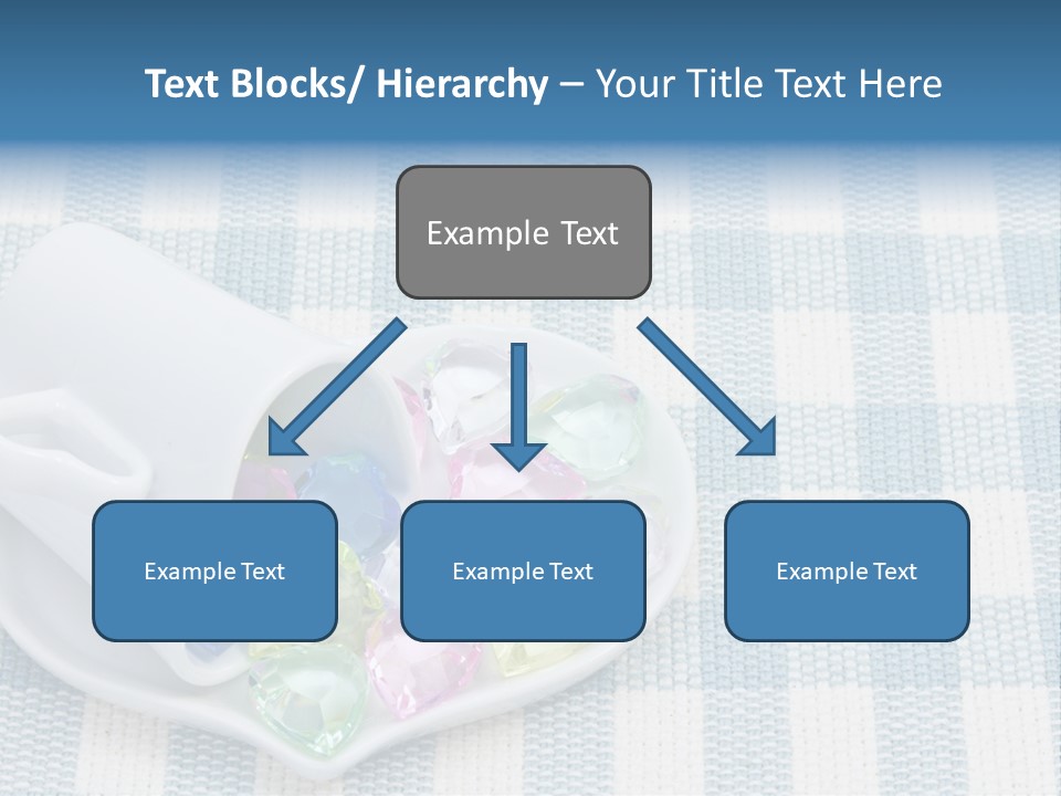 Heart Yellow Table PowerPoint Template