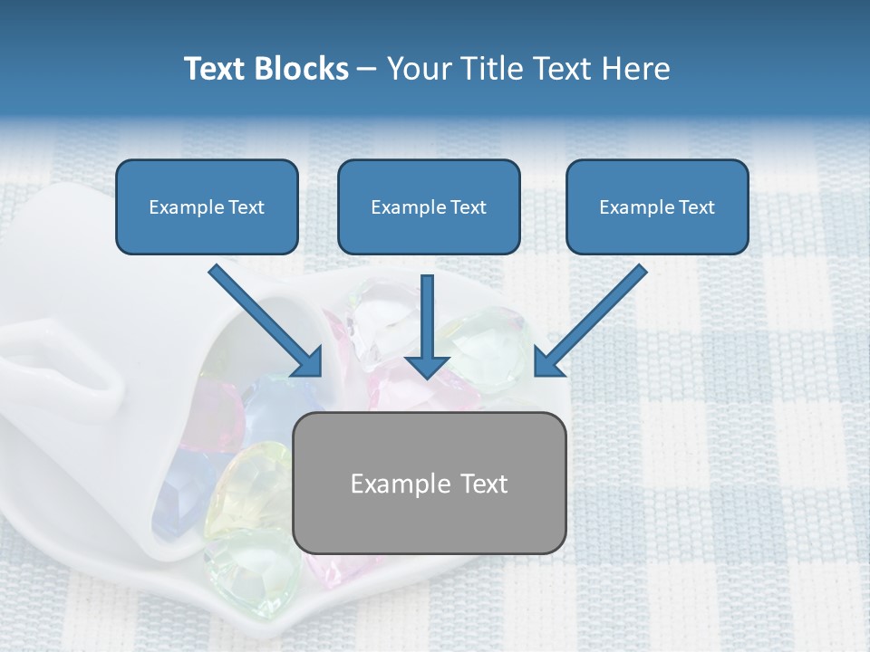 Heart Yellow Table PowerPoint Template