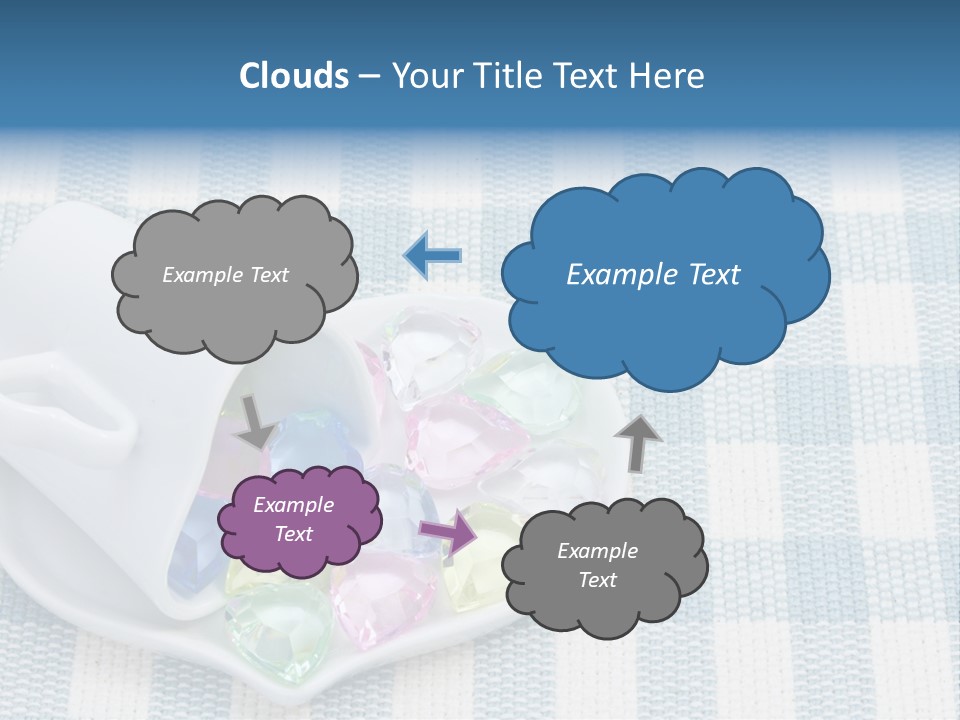 Heart Yellow Table PowerPoint Template