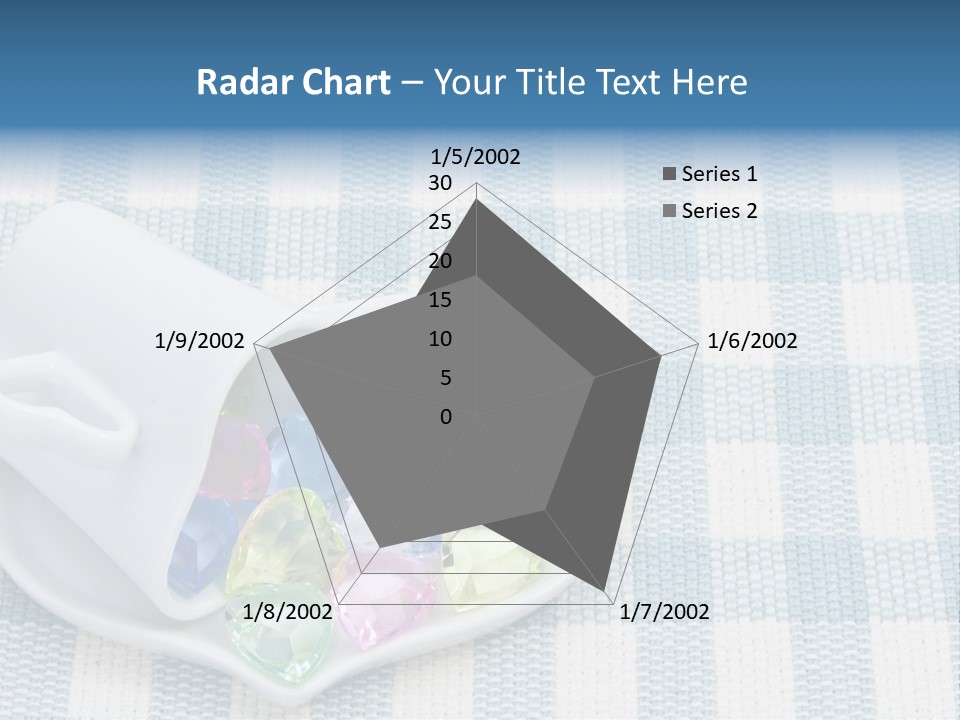 Heart Yellow Table PowerPoint Template