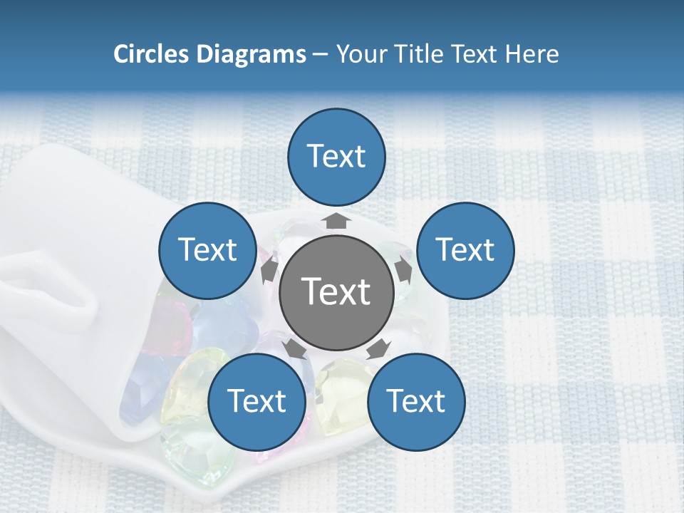 Heart Yellow Table PowerPoint Template