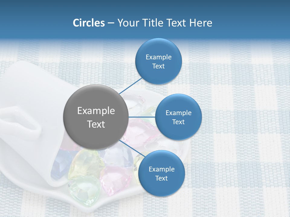 Heart Yellow Table PowerPoint Template