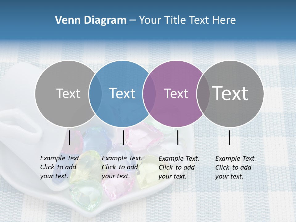 Heart Yellow Table PowerPoint Template