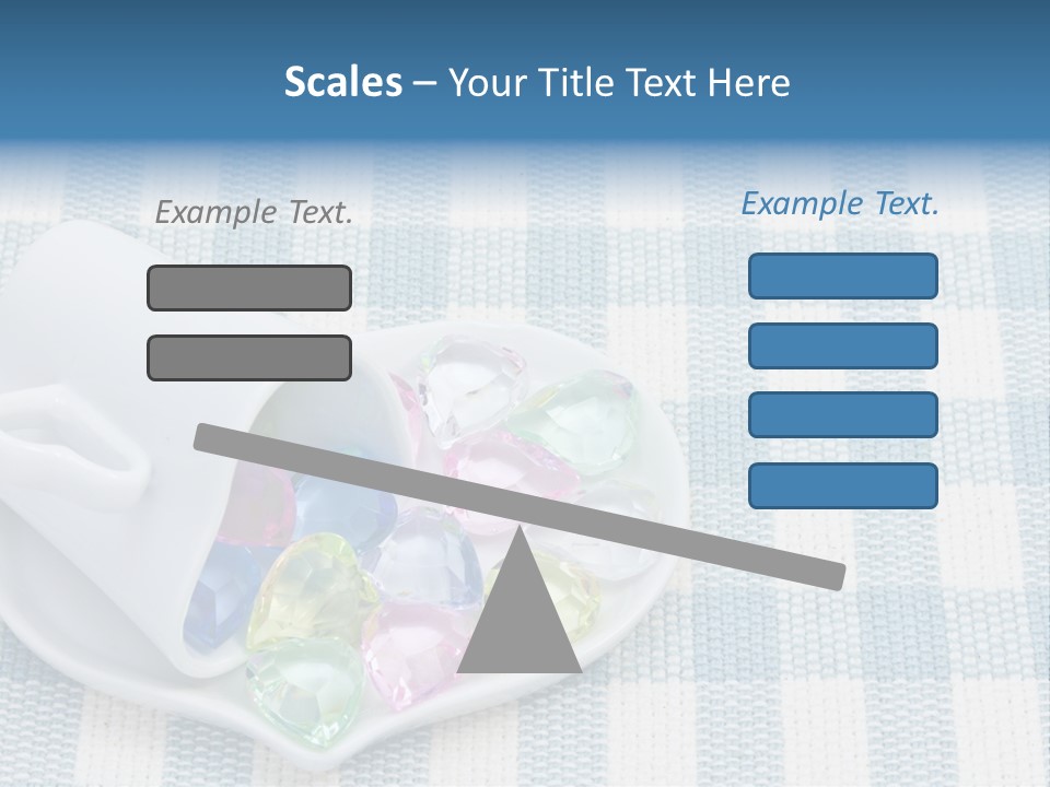 Heart Yellow Table PowerPoint Template