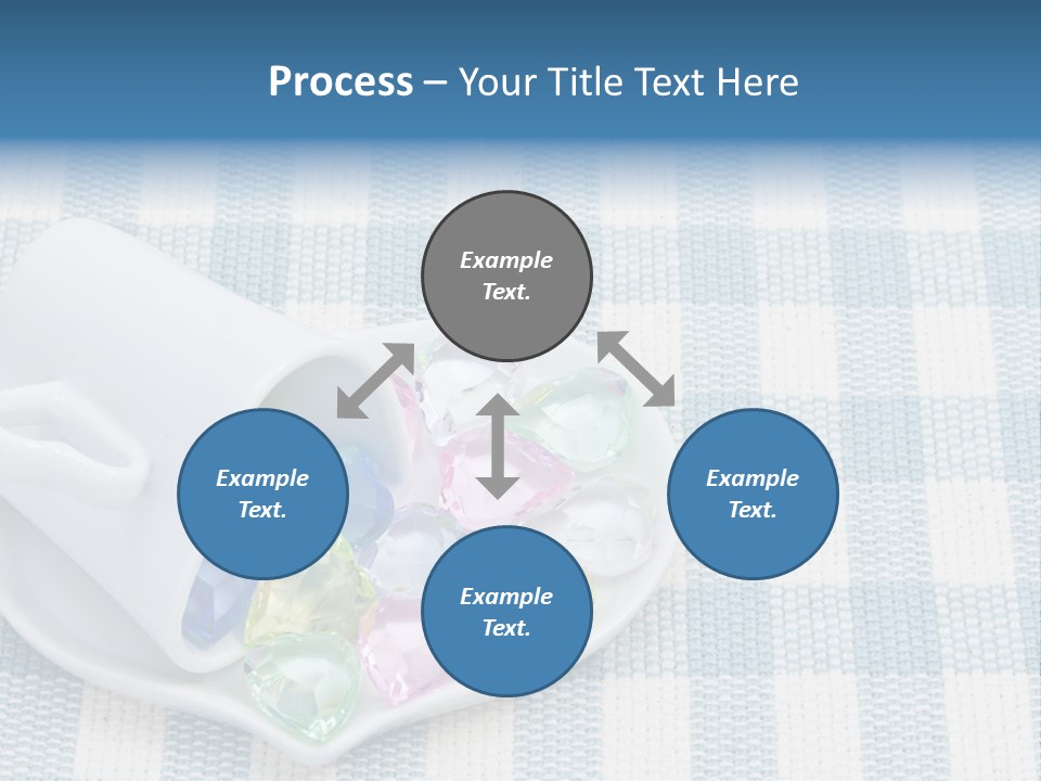 Heart Yellow Table PowerPoint Template