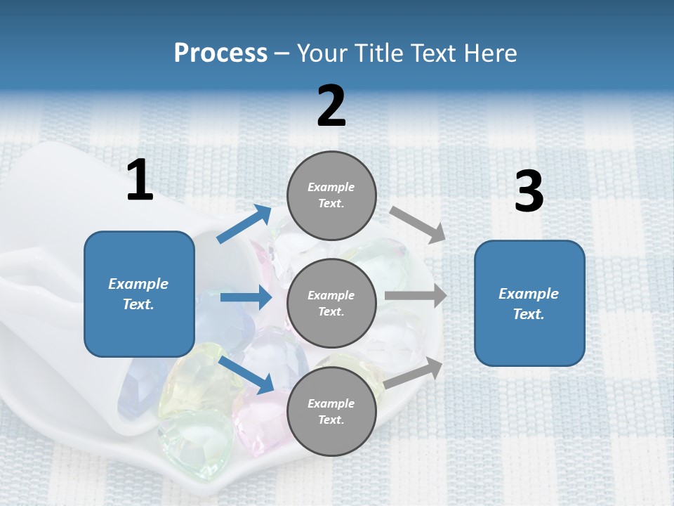 Heart Yellow Table PowerPoint Template