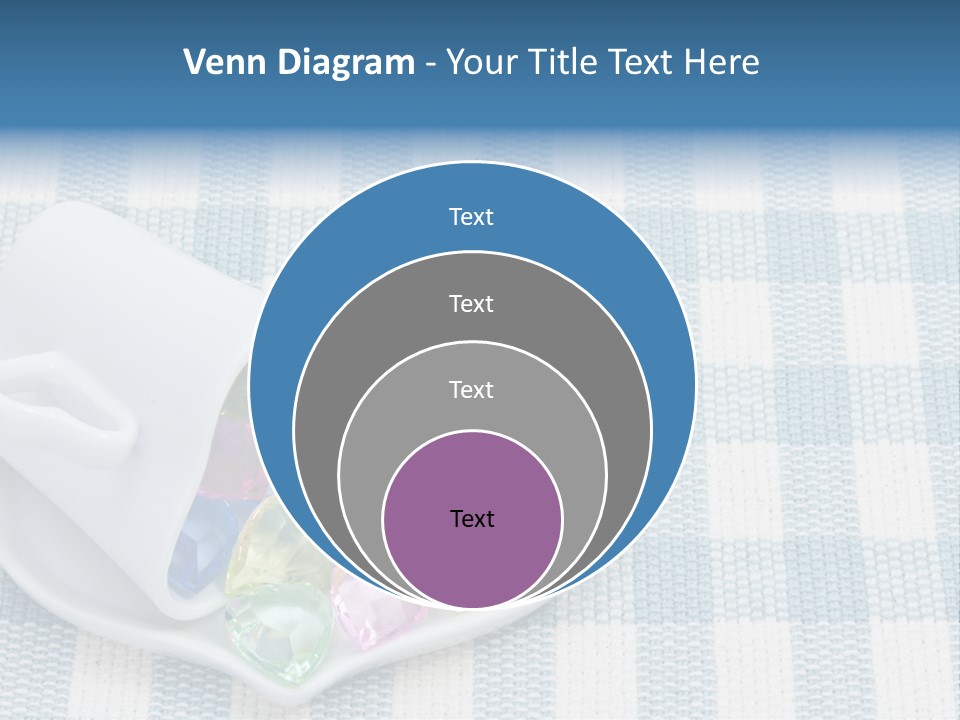 Heart Yellow Table PowerPoint Template
