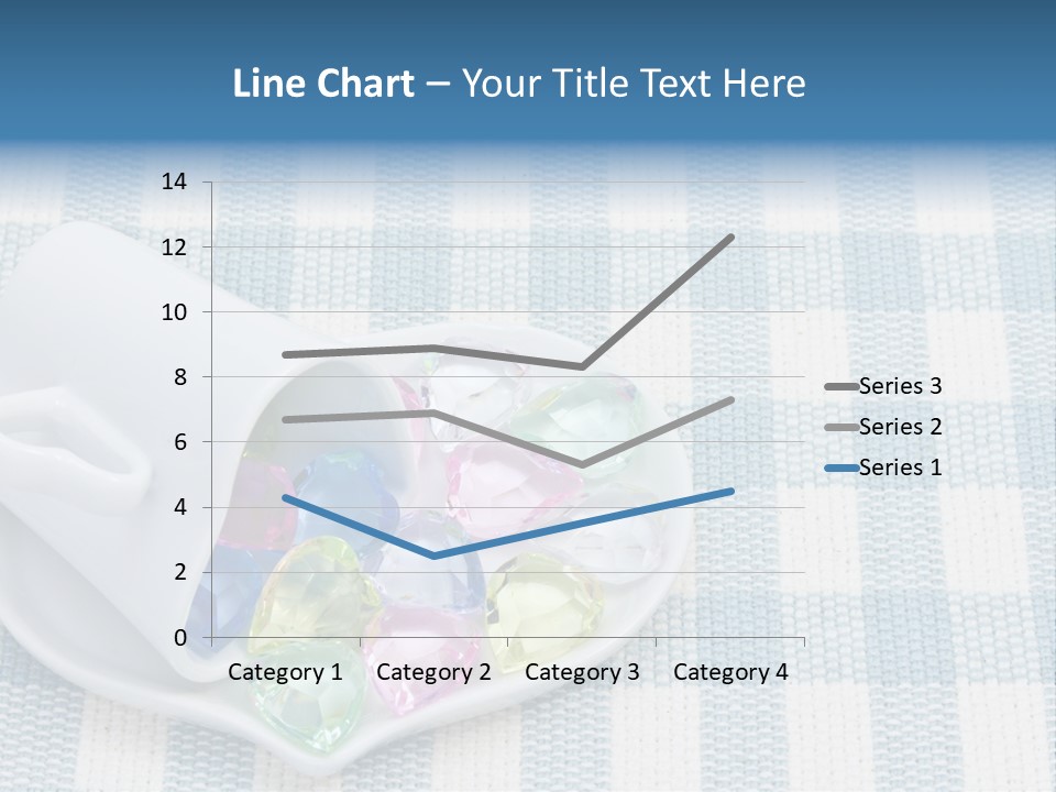 Heart Yellow Table PowerPoint Template