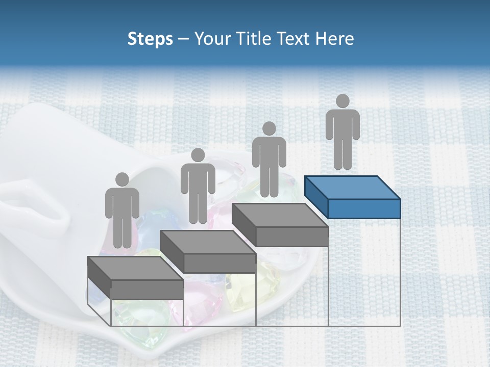 Heart Yellow Table PowerPoint Template