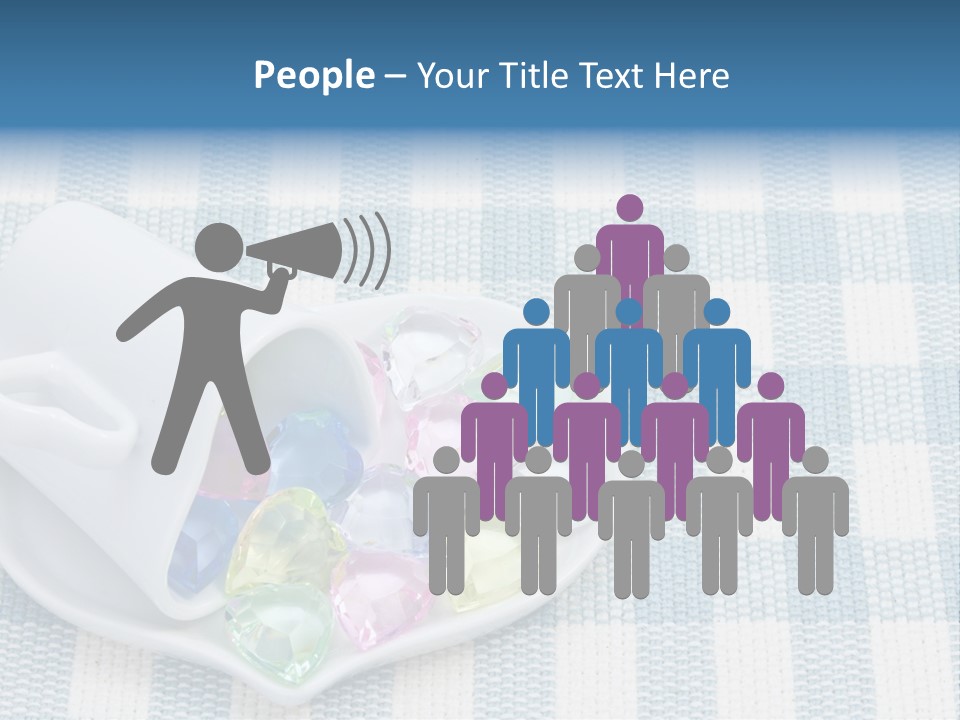 Heart Yellow Table PowerPoint Template