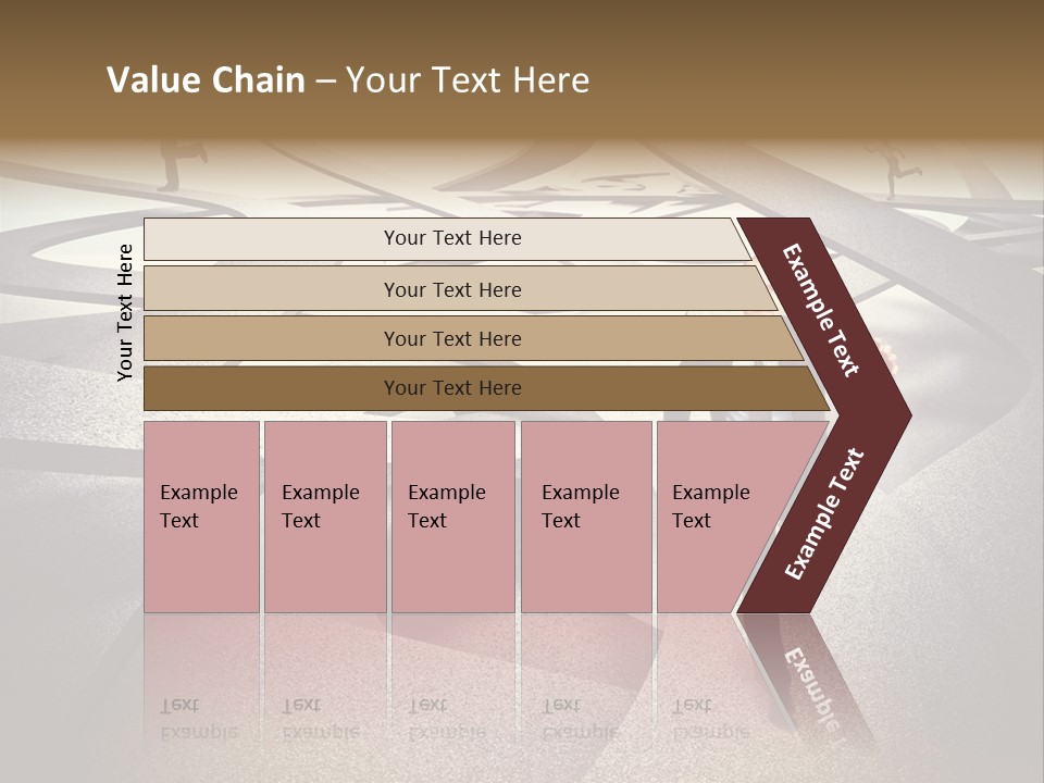 Fog Worker Running PowerPoint Template