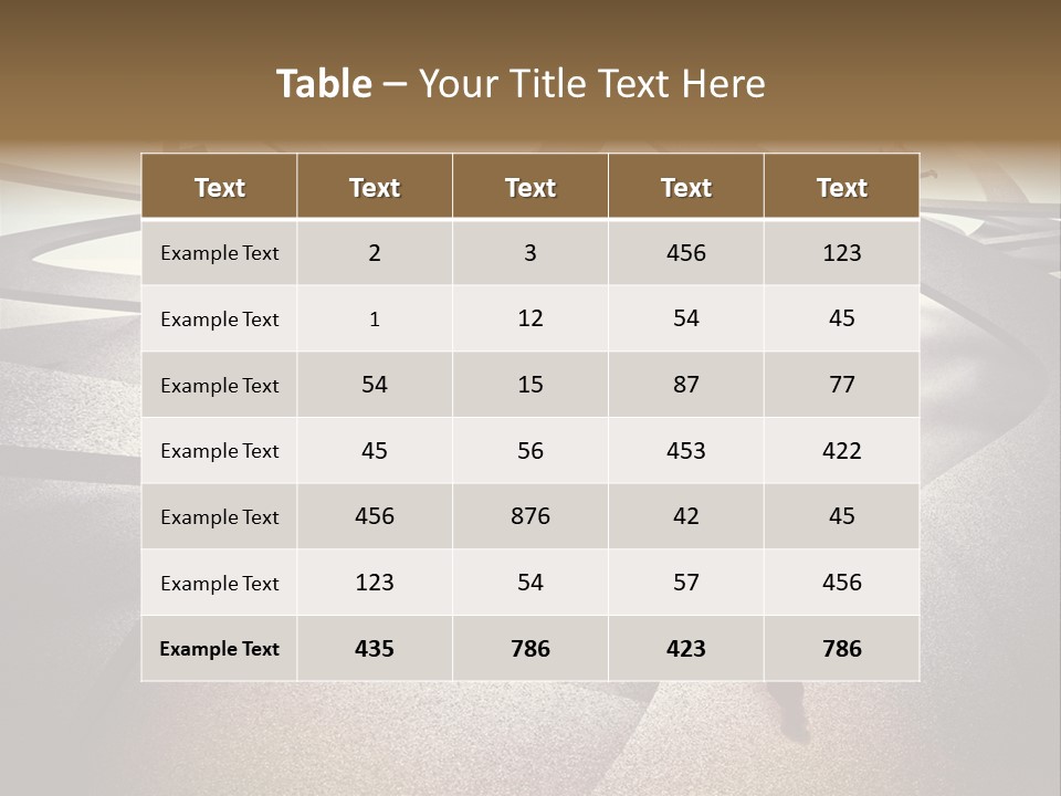 Fog Worker Running PowerPoint Template
