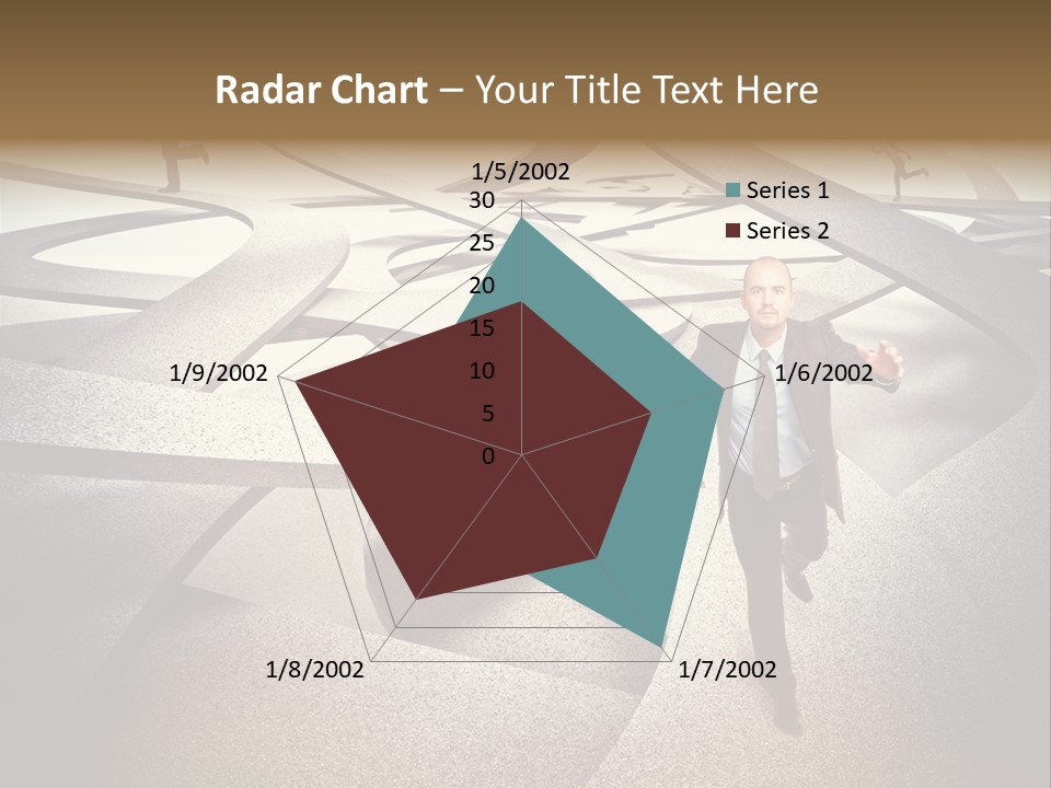 Fog Worker Running PowerPoint Template