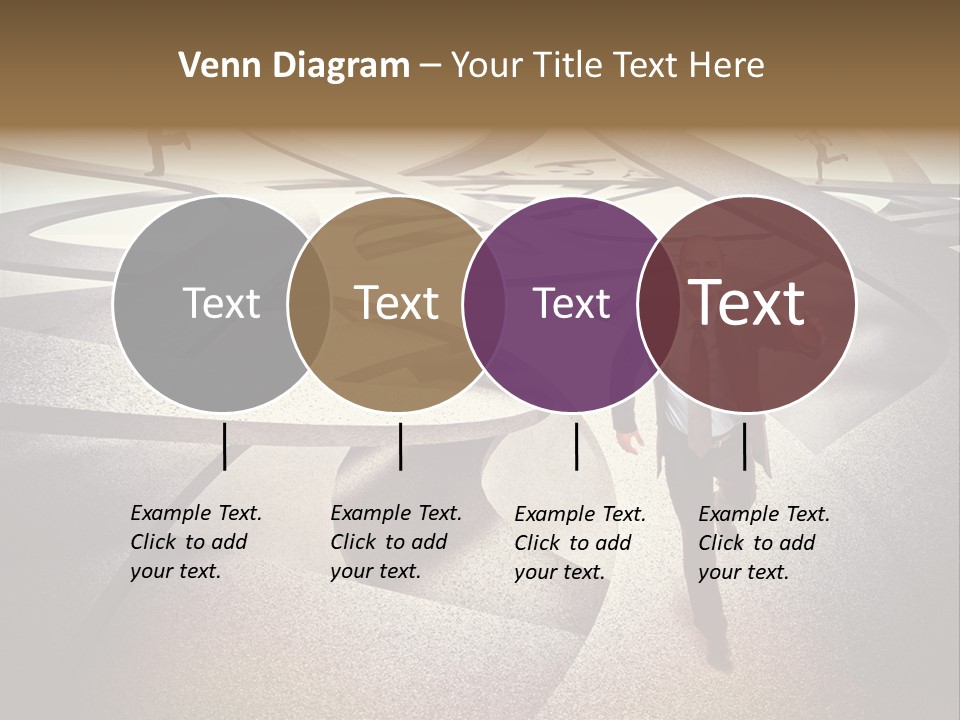 Fog Worker Running PowerPoint Template
