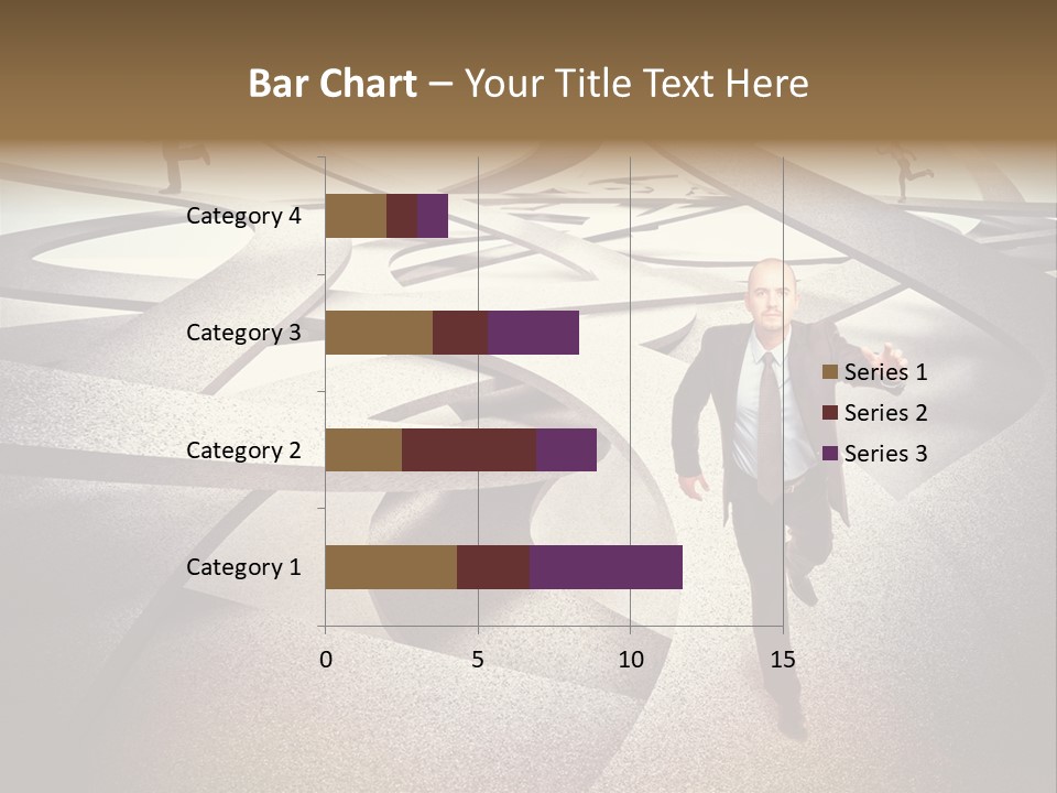 Fog Worker Running PowerPoint Template