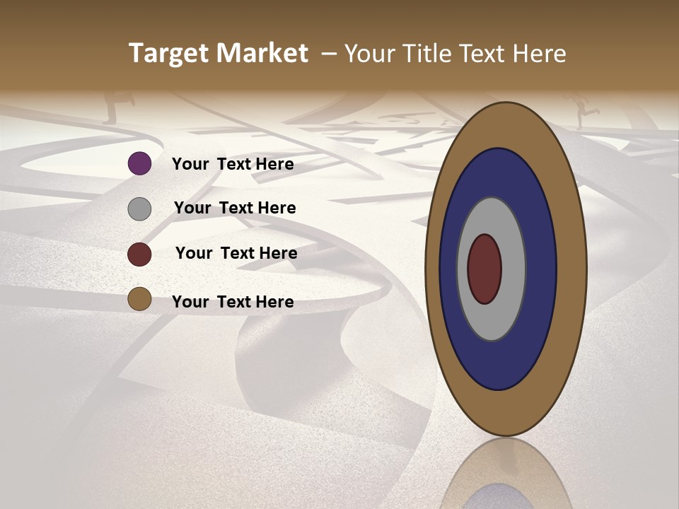 Fog Worker Running PowerPoint Template