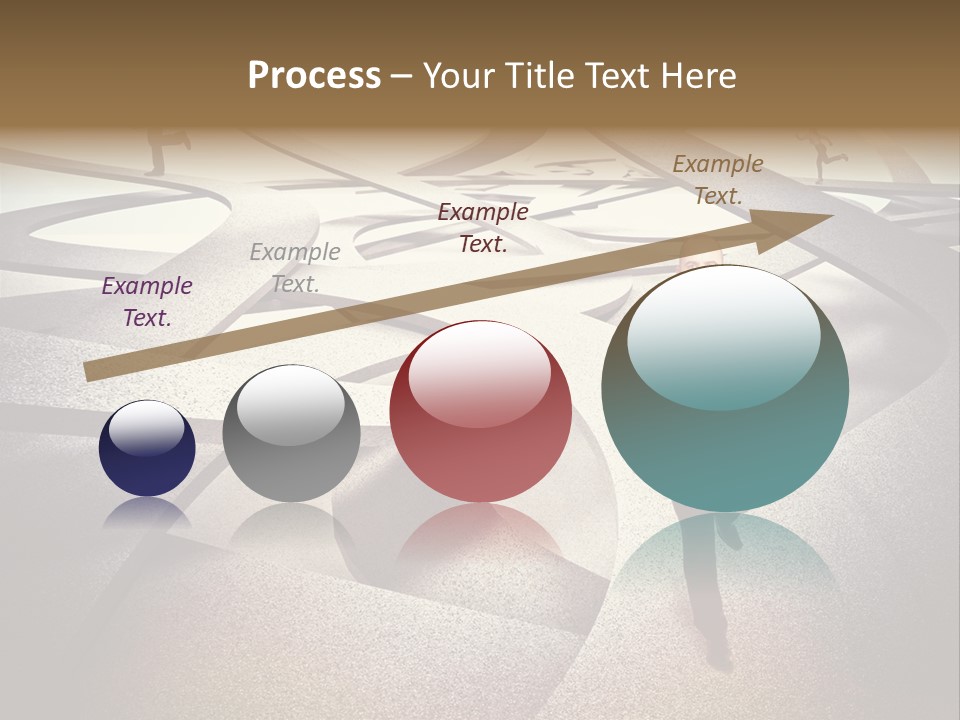 Fog Worker Running PowerPoint Template