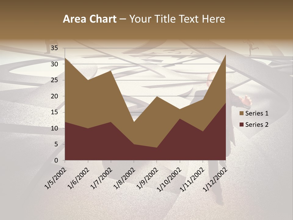 Fog Worker Running PowerPoint Template