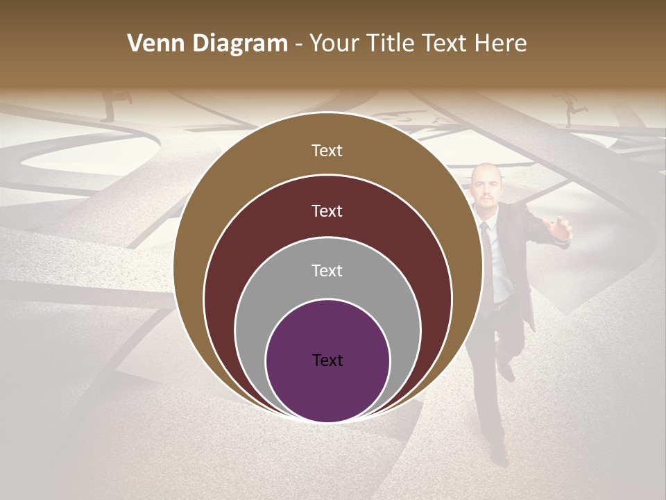 Fog Worker Running PowerPoint Template