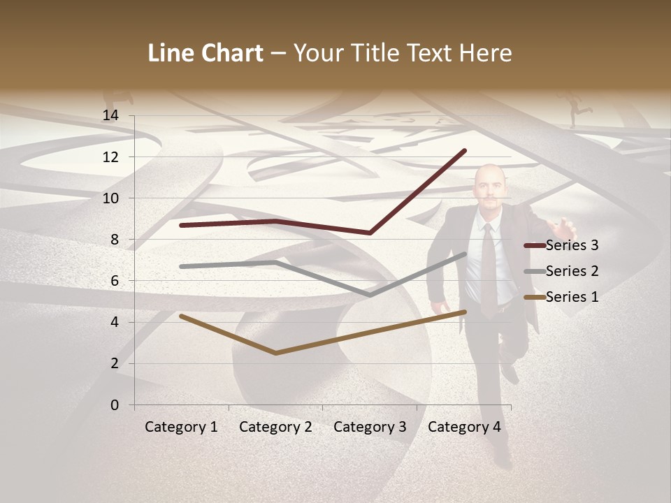 Fog Worker Running PowerPoint Template
