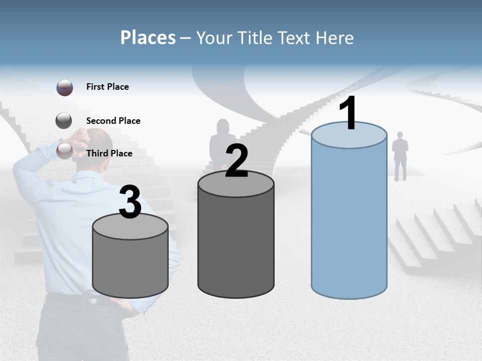 Team Stress Woman PowerPoint Template