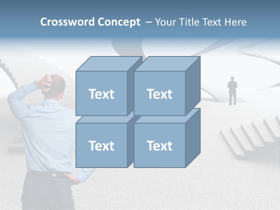 Team Stress Woman PowerPoint Template