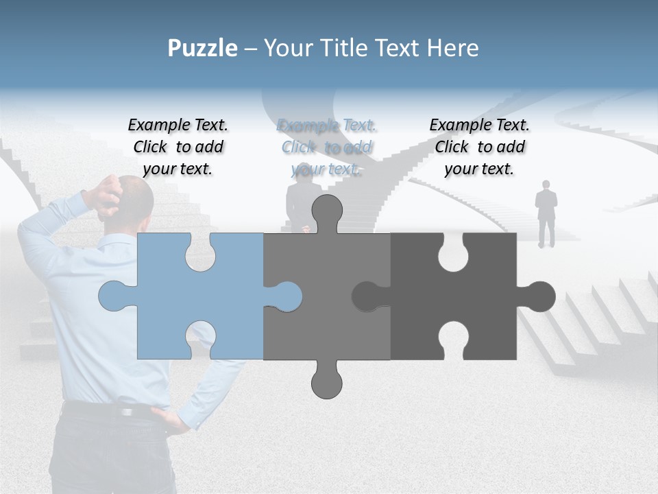 Team Stress Woman PowerPoint Template