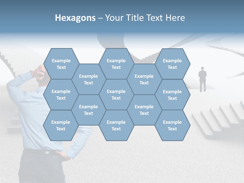 Team Stress Woman PowerPoint Template