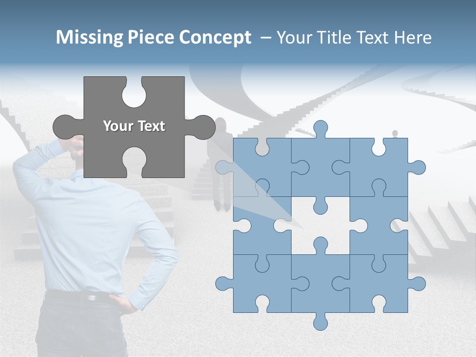 Team Stress Woman PowerPoint Template