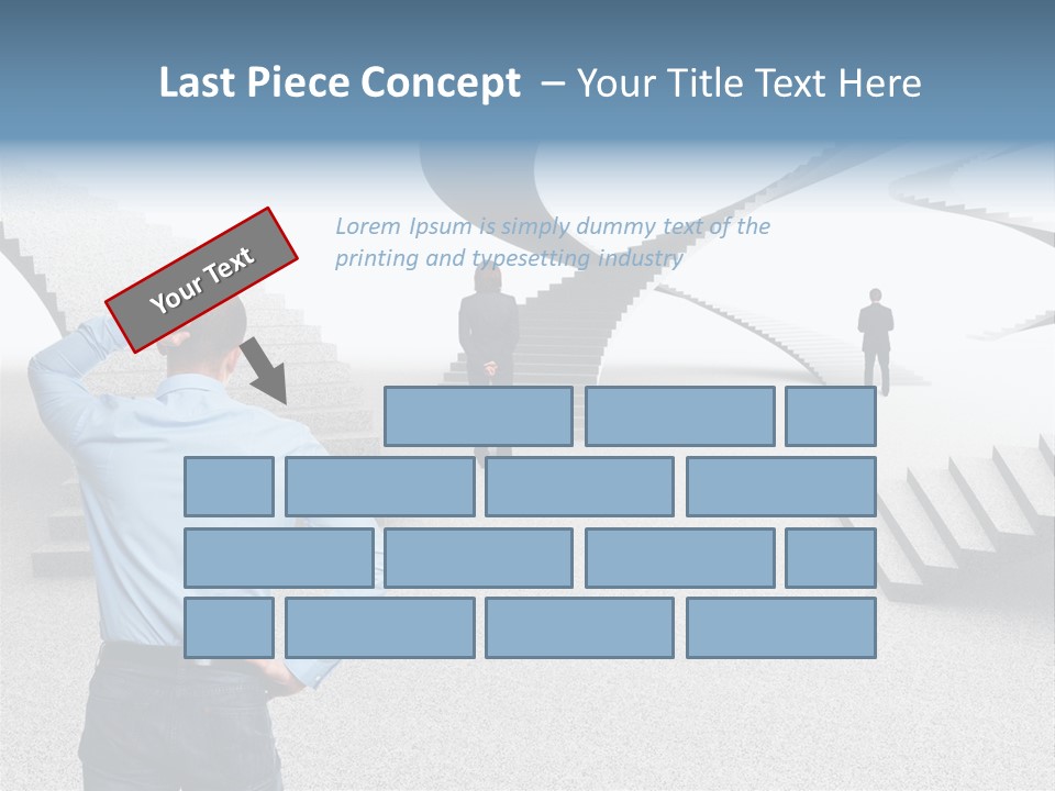 Team Stress Woman PowerPoint Template