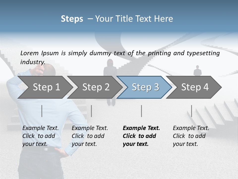 Team Stress Woman PowerPoint Template