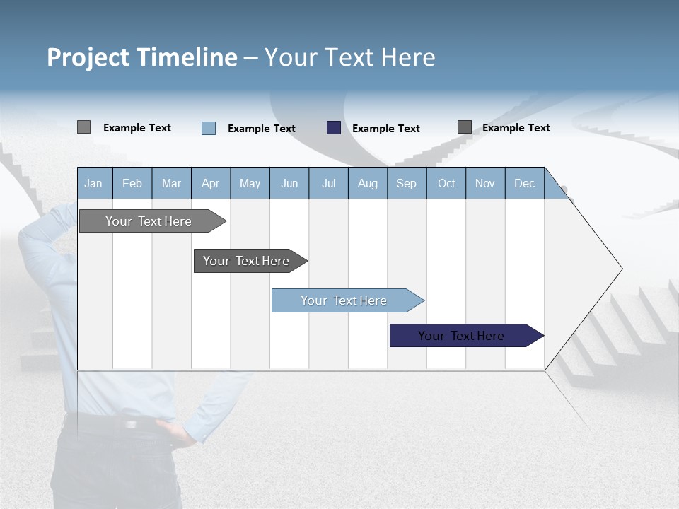 Team Stress Woman PowerPoint Template