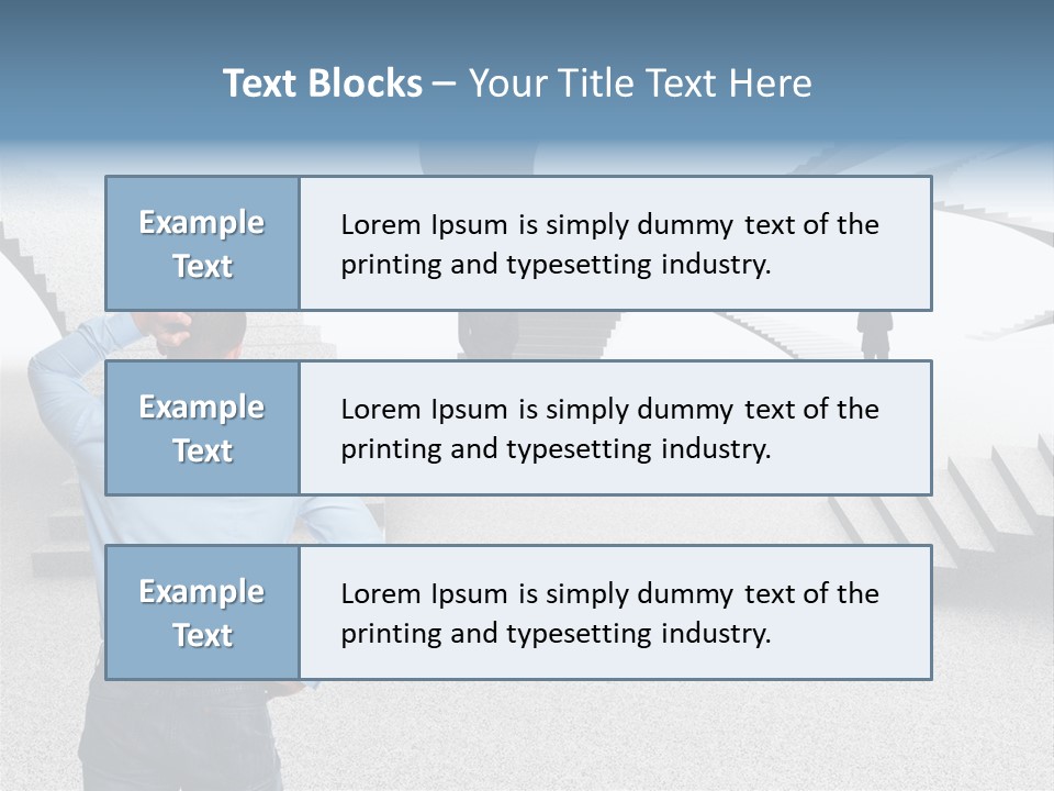 Team Stress Woman PowerPoint Template
