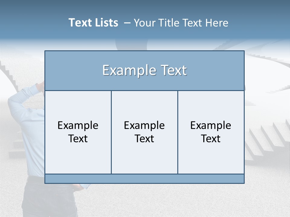 Team Stress Woman PowerPoint Template