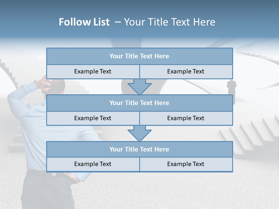 Team Stress Woman PowerPoint Template