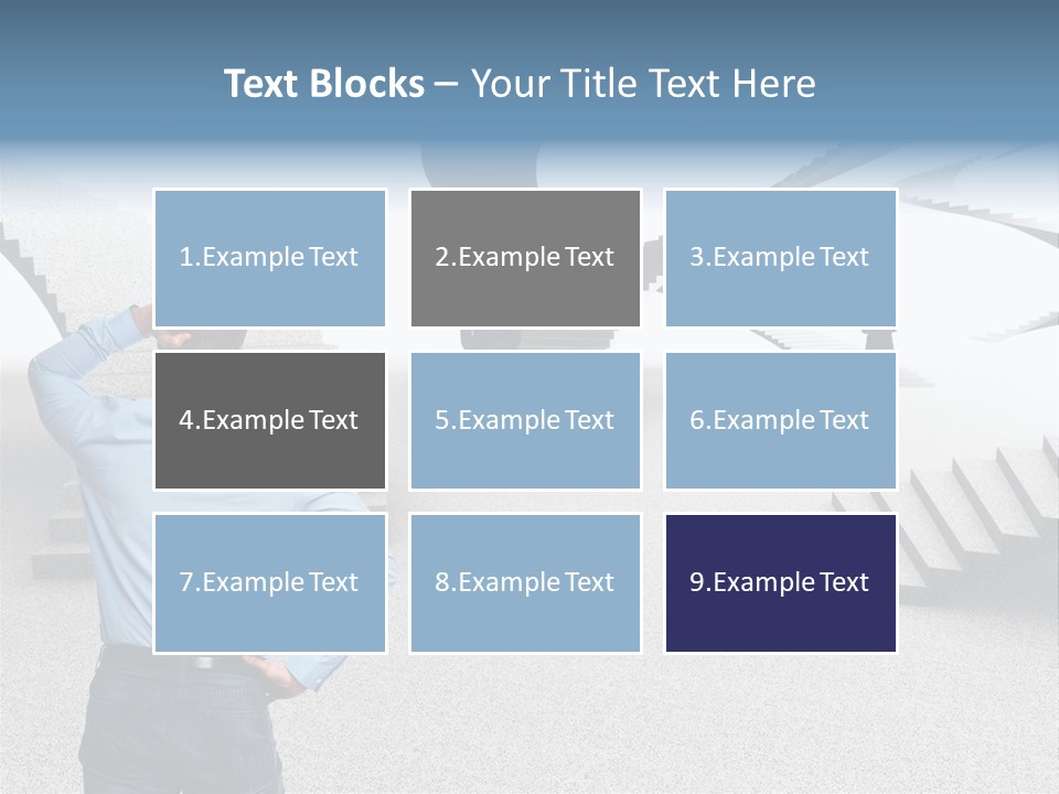 Team Stress Woman PowerPoint Template