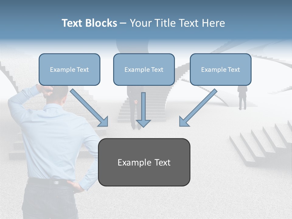 Team Stress Woman PowerPoint Template