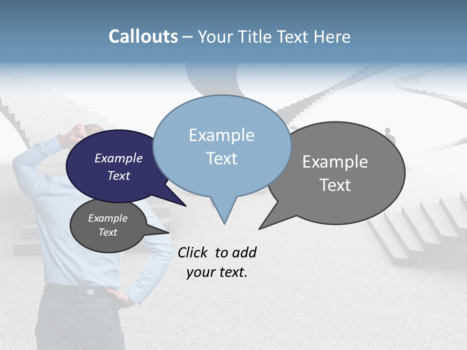 Team Stress Woman PowerPoint Template