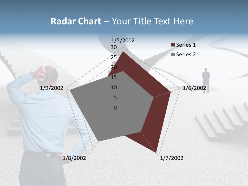 Team Stress Woman PowerPoint Template