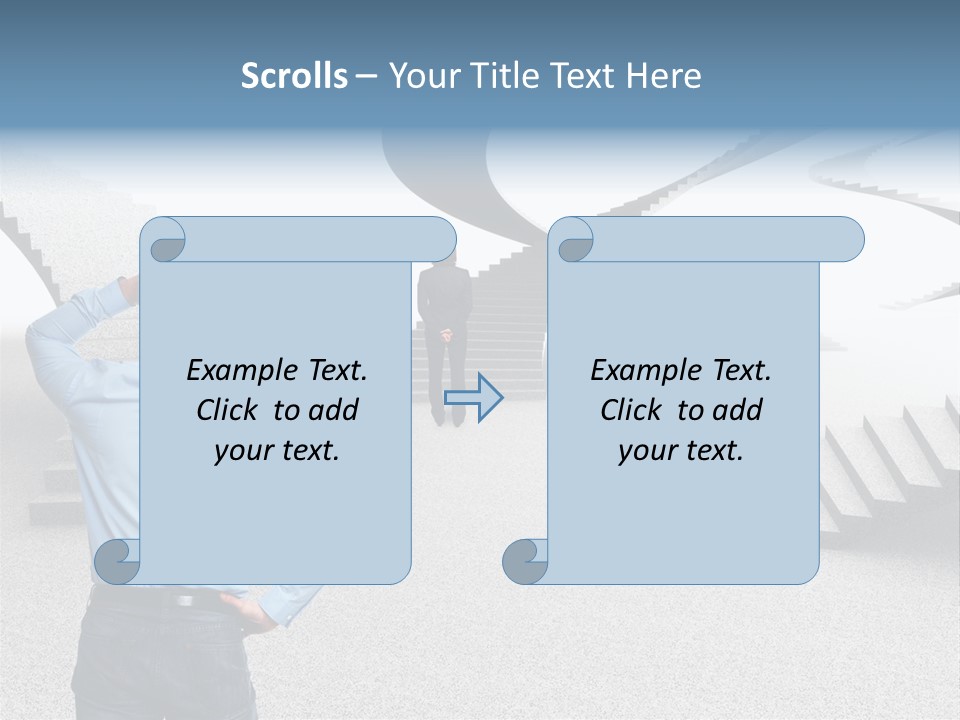 Team Stress Woman PowerPoint Template