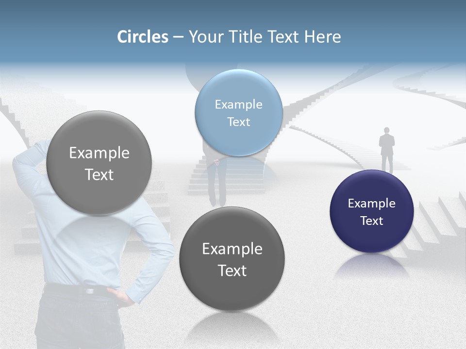 Team Stress Woman PowerPoint Template