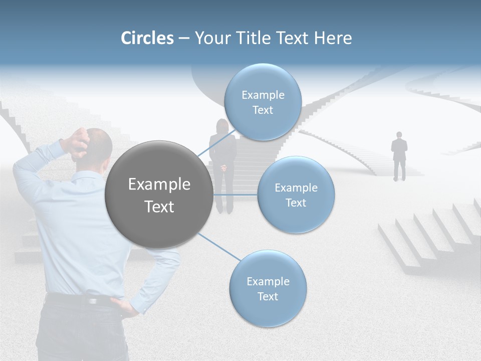 Team Stress Woman PowerPoint Template