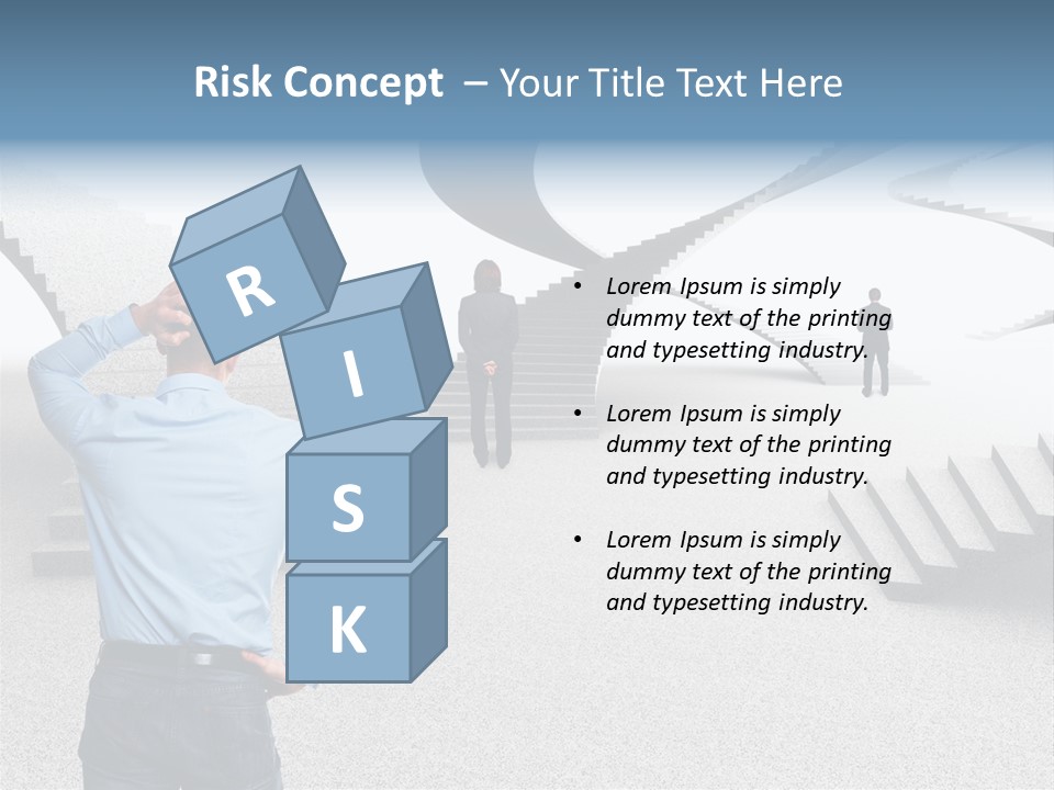 Team Stress Woman PowerPoint Template